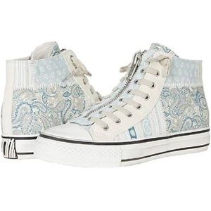 ASH VAL HIGH TOP PLATFORM ZIP FRONT SNEAKERS NWT SZ 9
